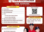 Lowongan Kerja Crew Maji Chicken (Cabang Adipura) Manado