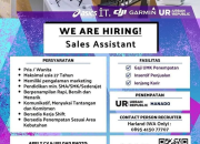 Lowongan Kerja Sales Assistant di Urban Republic Manado
