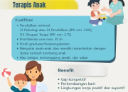 Lowongan Kerja Terapis Anak di Pelita Anak Manado