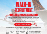 Lowongan Kerja Lion Group 2026: Walk-In Recruitment di Lion Hotel & Plaza Manado