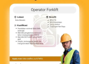 Lowongan Kerja Terbaru Staffinc Tahun 2026 (Posisi Operator Forklift – Kota Manado)