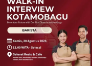 Lowongan Kerja Barista Kopi Kenangan Kotamobagu Tahun 2026 – First Store in Kotamobagu