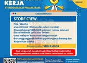 Lowongan Kerja Store Crew Indomaret Cabang Manado 2026 – Penempatan Minahasa