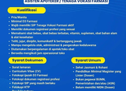 Lowongan Kerja Asisten Apoteker Toko Obat Nayata Pharma 2026 – D3 Farmasi