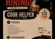 Lowongan Kerja Terbaru KANAYAMA RAMEN Tahun 2026 – Posisi Cook Helper