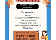 Lowongan Kerja Kumon Paniki 2026 – Manado