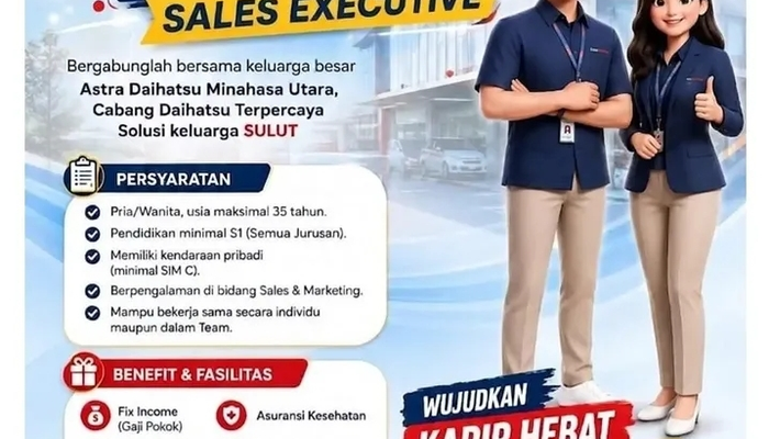 Lowongan Kerja Terbaru PT Astra International Tbk -Minahasa Utara, Sulawesi Utara