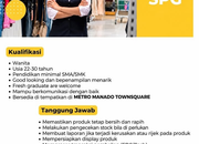 Lowongan Kerja SPG Metro Manado Townsquare 2026 Terbaru
