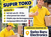 Lowongan Kerja Supir Toko Swiss Baru Electronics Manado