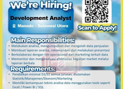 Lowongan Kerja Development Analyst Garudafood (SNS) Manado