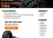 Lowongan Kerja Sales & Marketing Tire Harta Ban Indonesia