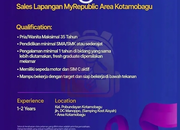 Lowongan Kerja Sales Lapangan MyRepublic Area Kotamobagu