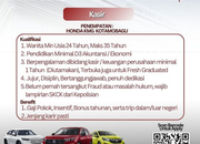 Lowongan Kerja Honda Kumala Group Kotamobagu 2026 – Kasir