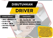 Lowongan Kerja Driver Megaria Manado & Tahuna Terbaru