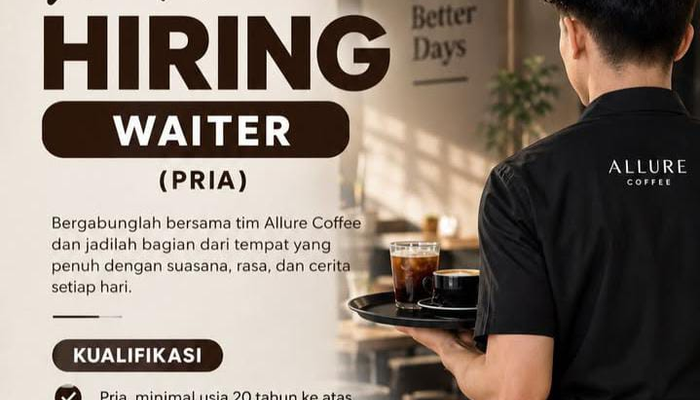 Lowongan Kerja Waiter Allure Coffee Manado Terbaru 2026
